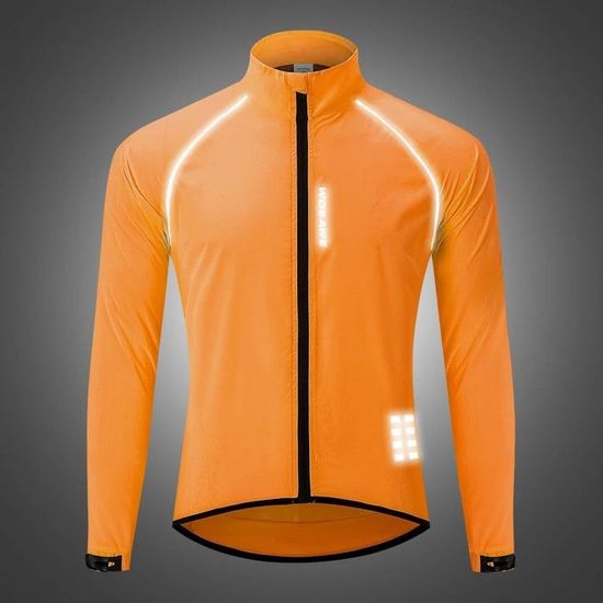 Veste De Pluie Homme Imperméable Et Légère - Personnalisable Avec Texte/Logo - Capuche Coupe-Vent - Multi-Poches - Randonnée, Voyage
