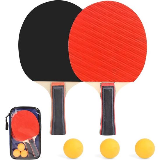 2 raquettes et 13 balles tennis de table - Sport & Plein air