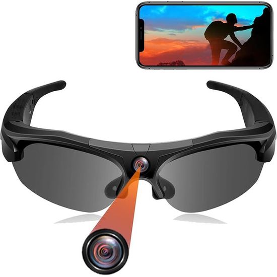 Lunettes De Soleil Caméra LIGE – Bluetooth & Wi-Fi – Enregistrement Vidéo HD