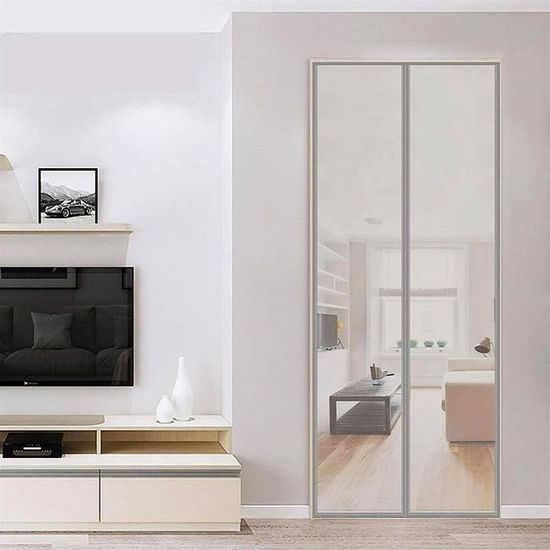 Moustiquaire Porte Rideau 180x245cm Facile à Installer