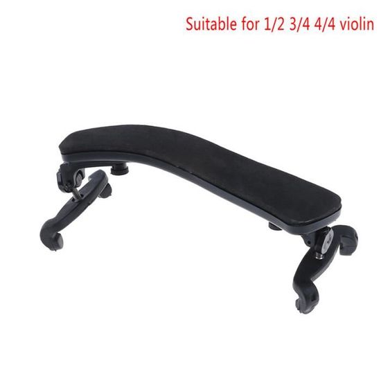 Épaulière Réglable Pour Violon 1/8 à 4/4 | Coussin Mousse, Pieds Caoutchouc Anti-rayures | Confort Jeu Longue Durée