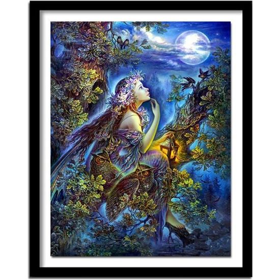 Tableau Diamant 5D 40x40cm - Arbre De Vie Spirituel Yin Yang | Kits Peinture Diamants Adultes Débutants - Décoration Murale Maison - 8