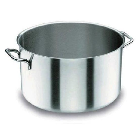 Faitout Lacor Wagner S 50 Cm - Acier Inox 18/10, Fond Triple épaisseur, Compatible Induction - Capacité 38L - Idéal Pour Grandes Cuissons