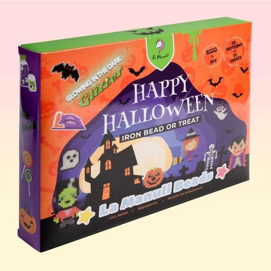 Kit La Manuli 30 000 Perles à Repasser Mini 2,6 Mm – 12 Couleurs, Plaques Et Motifs Anime – DIY Créatif Pour Enfants (dès 12 Ans)