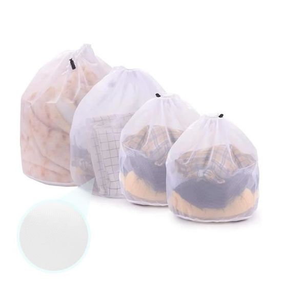 Sac filet de lavage machine 22×33 cm – Maille polyester pour sous-vêtements, soutiens-gorge et chaussures