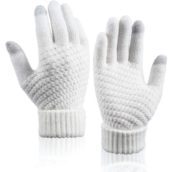 Gants Hiver Tactiles JFAN Homme Femme - Chauffants, Anti-glisse, Pour Ski, Vélo, Randonnée (7 Couleurs)