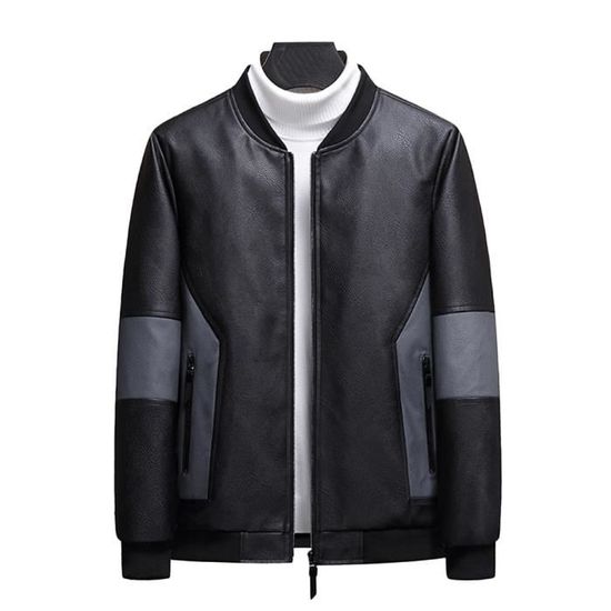 Veste baseball homme discount cuir