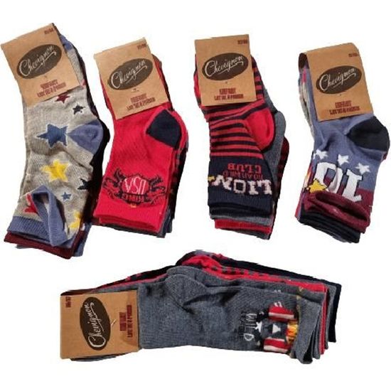 Lot De 3 Paires De Chaussettes Vintage Garçon – Motifs Variés, Taille 9-11, Marque Two Feet Ahead