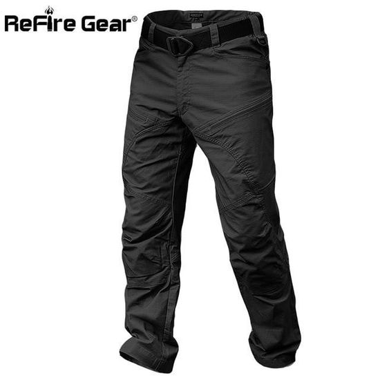 Pantalon Cargo Tactique Homme BWBIKE - Camouflage Hydrofuge Résistant, Genoux Renforcés, Idéal Outdoor Et Travail