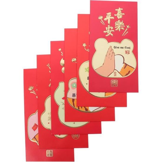 Enveloppes Rouges De L'Année Du Cheval 2026 | Paquets Du Nouvel An Lunaire – Oriental Me