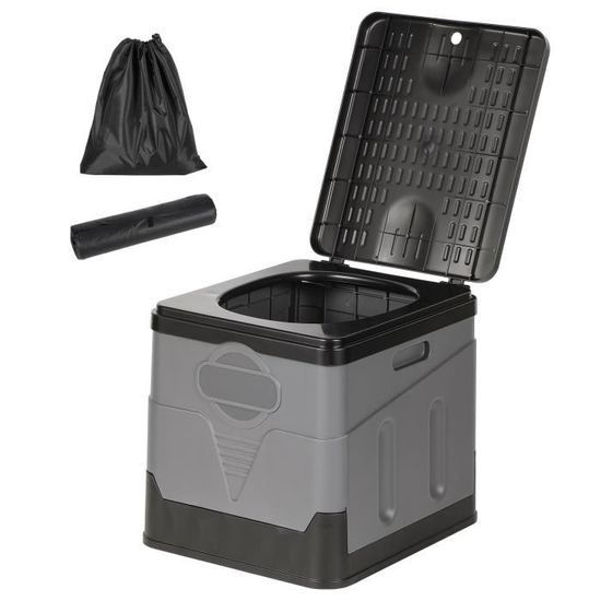 Toilette Portatile Da Campeggio Pieghevole | WC Unisex Per Auto E Viaggi