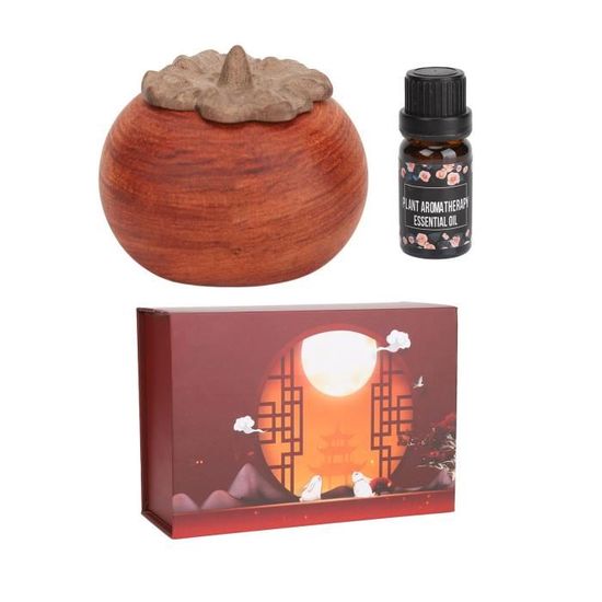 Diffuseur Parfum Maison Aroma Naturals - 150ml, Bâtonnets De Roseau, Couvercle Bois - Huiles Essentielles Chambre, Salon (White Tea)