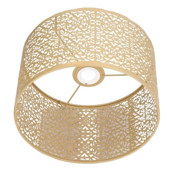 Abat-Jour Métal Motif Arbre - Noir - E14 E27 - Pour Lampe Table Ou Plafonnier - Décoration Chambre Moderne