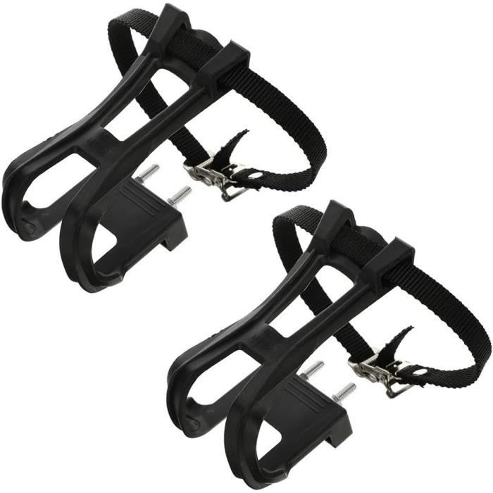 Cale-pieds Vélo Vintage AFA – Toe Clips Acier – Fabrication Française – Argenté