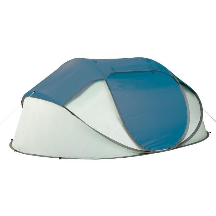 TENTE FAMILIALE 4 PERSONNES COLEMAN GALIANO 4 - 1 chambre - imperméable 2000mm - toile anti-uv