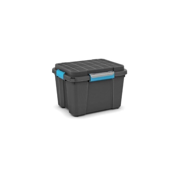 KIS - SCUBA BOX M 45 L, Rangement, Noir, 49,5 x 39 x 34 cm