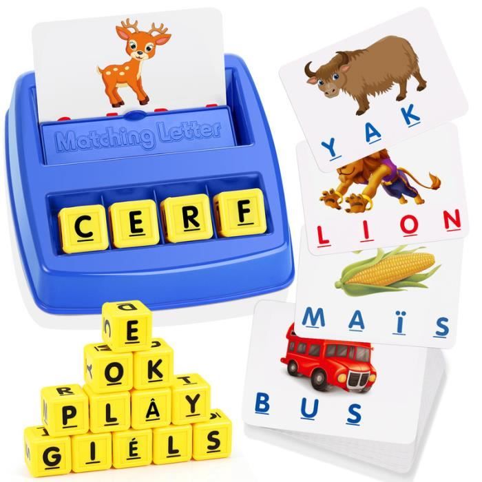 Apprendre à épeler, adapté aux enfants de 1 à 3 ans, jouet d'apprentissage intelligent