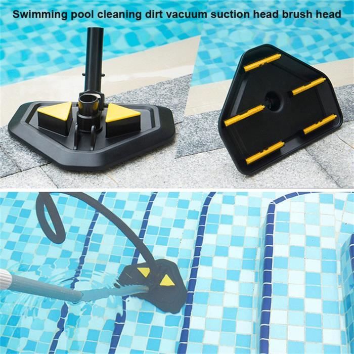 KIT PISCINE Brosse de nettoyage pour aspirateur de piscine Tête d'aspiration pour piscine hors sol ke892