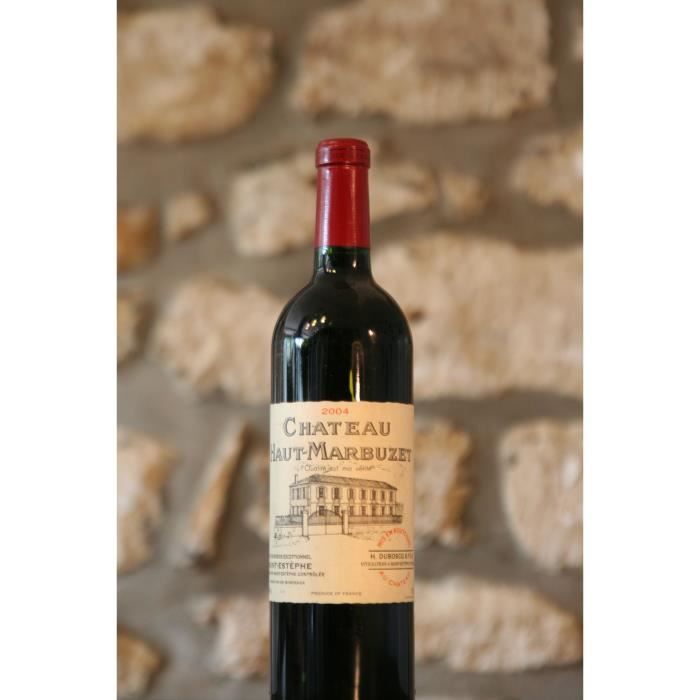 Vin rouge, Château Haut Marbuzet 2004 Rouge
