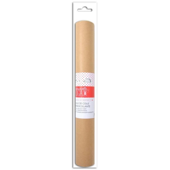 MLLE TOGA Colle tissus thermocollant - 30 cm x 0,70 cm