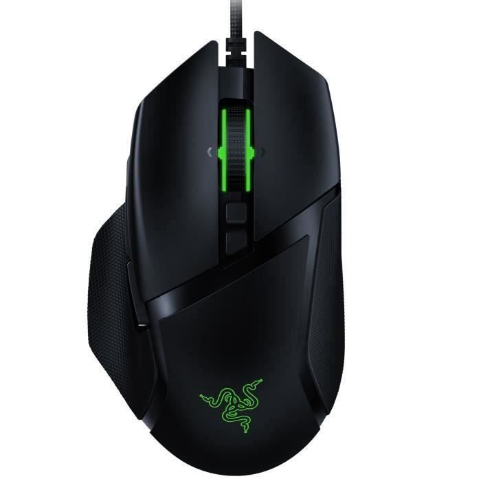 Razer Basilisk v2 - Souris filaire pour gamer - droitier - capteur optique 20000 dpi - 11 boutons programmables - rétroéclairage