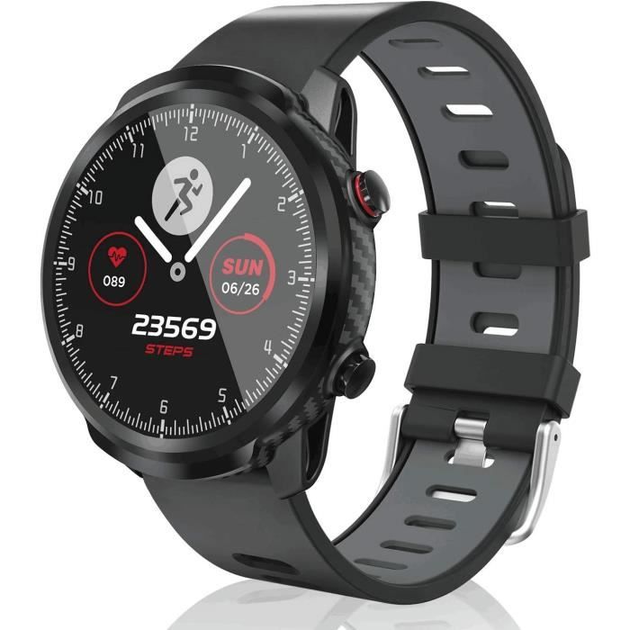 CatShin Montre Connectée Homme Smartwatch Digitale Femme Montre Sport Tactile Bracelet Etanche Podometre Cardio Montre Intelligente