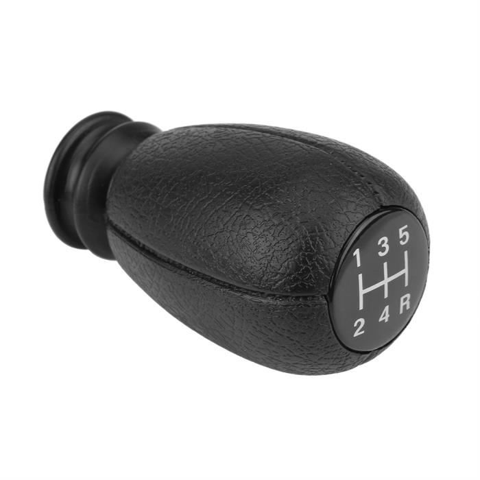 ARAMOX Bouton de changement de vitesse de voiture Pommeau de Levier de Vitesse à 5 Vitesses de Voiture pour Peugeot 207 Citroen
