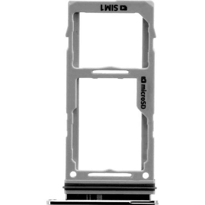 Tiroir Carte Samsung Note 10 Lite 1x Nano SIM 1x Micro SD de remplacement noir