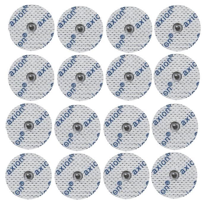 AXION - 16 électrodes/patch Ø 32 mm compatible avec électrostimulateurs SANITAS SEM 40-41-42-43-44 et BEURER EM40-41-49-80