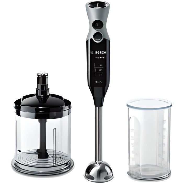 BOSCH MSM67140 Mixeur plongeant avec hachoir - Noir