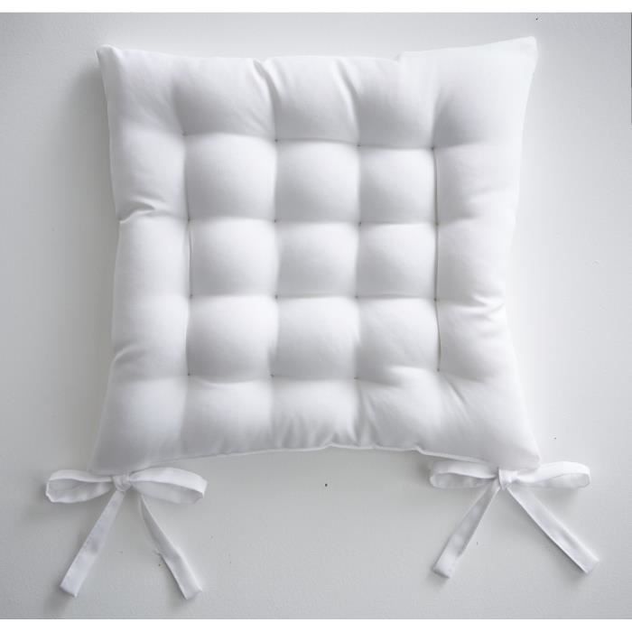 Galette de chaise 40x40 cm matelassé Chantilly