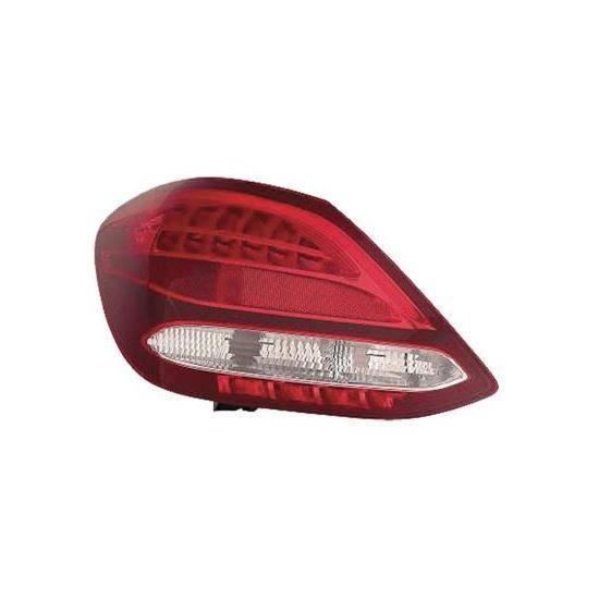 Feu arrière gauche pour MERCEDES (W205) CLASSE C ph. 1 2014-2018, rouge incolore, Led, Mod. Berline 4P.