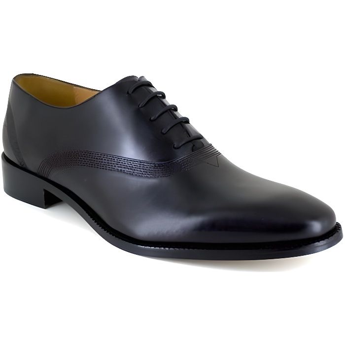 Richelieu J.Bradford Cuir Noir JB-ATENAS - Couleur - Noir
