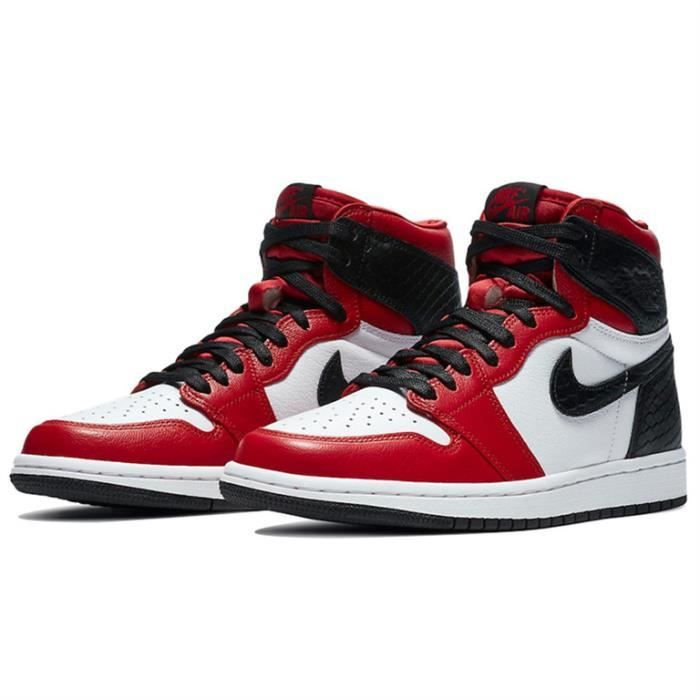 Air Jordan 1 High OG “Satin Red” Chaussure de Sport AJ 1 Pas Cher pour Homme