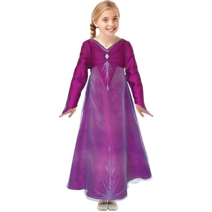 Déguisement Elsa violet Reine des Neiges 2 - 9 à 10 ans (129 à 140 cm)