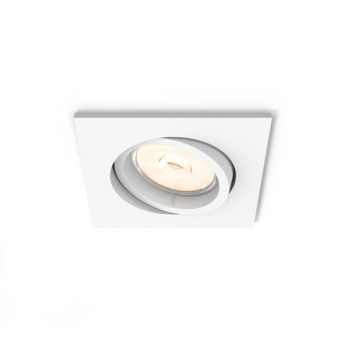 Philips myLiving 5019131PN, Recessed lighting spot, GU10, 1 ampoule(s), LED, 220-240, Blanc