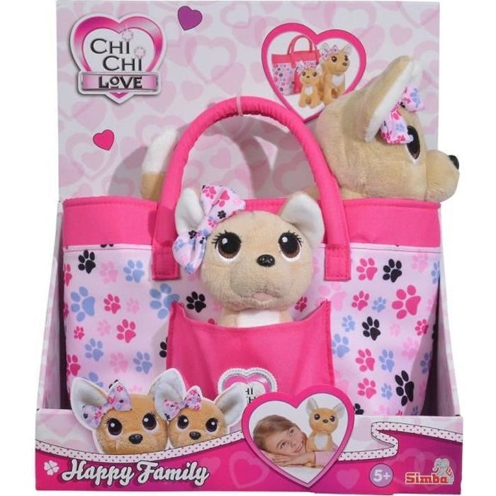 SMOBY Chichi Love Happy Family - 2 Peluches