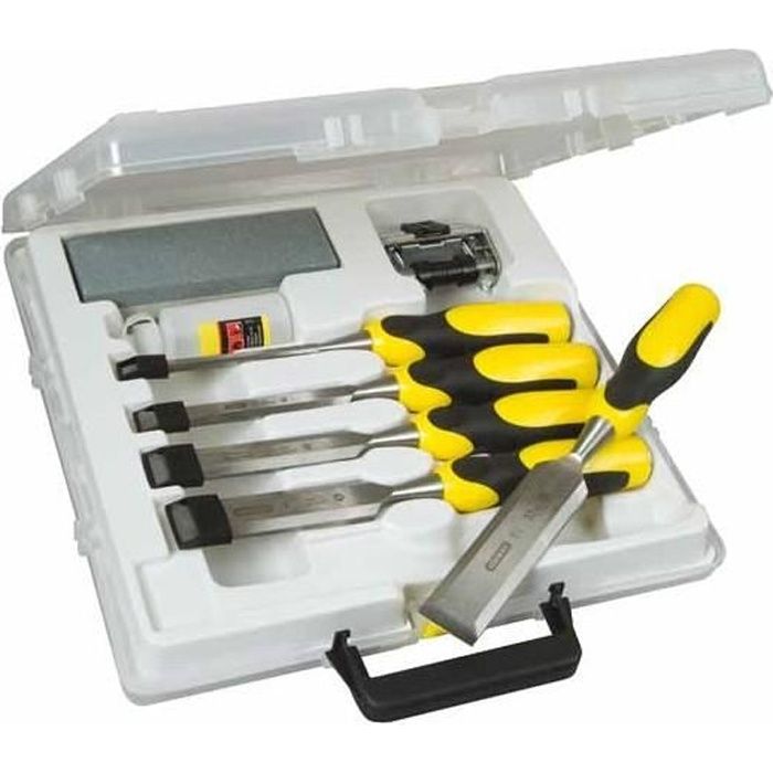 LOT STANLEY de 5 Ciseaux a Bois - 5-16-421