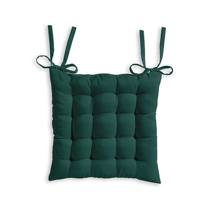 Assise matelassée FAMILY 40x40 Emeraude