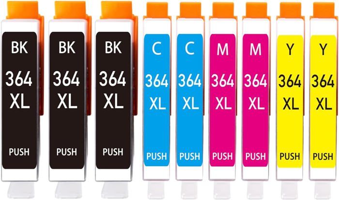 8 CARTUCCE PER HP 364 XL CON CHIP PHOTOSMART 5510 5512 5514 5515 - Foto 5