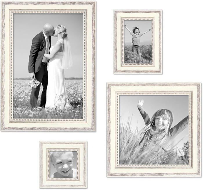 Cadres Photo Sheffield Home – Collection Shabby Woods – Neufs – Lot