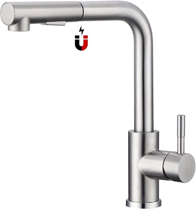 Mitigeur De Cuisine Douchette Avec De L'eau Pure 3 Modes – Robinet Mitigeur Cuisine Rotatif à 360° – Froid & Chaud Disponible