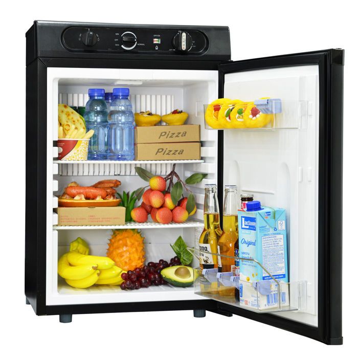Sad Réfrigérateur Copact 12V/220V,Silencieux, ini Frigo avec Serrure