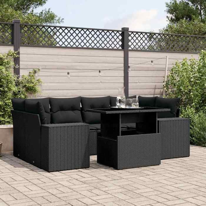 Salon de jardin 7 pcs