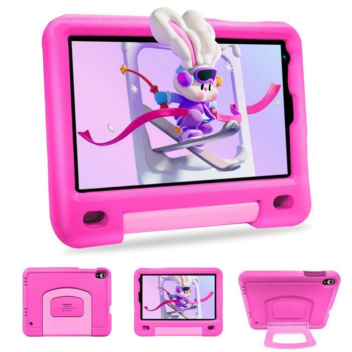 Tablette Enfants – Android – 8 Pouces – 4Go RAM – 64Go/128Go – Rose
