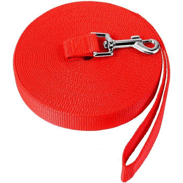 Laisse pour chien - NavoX - 5 m - Nylon durable - Poignée confortable - Boucle pivotante