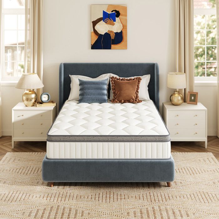 Matelas - SweDrea - 90x200 cm - Ressorts ensachés 7 zones - Soutien ferme - epaisseur 25 cm - Toutes saisons