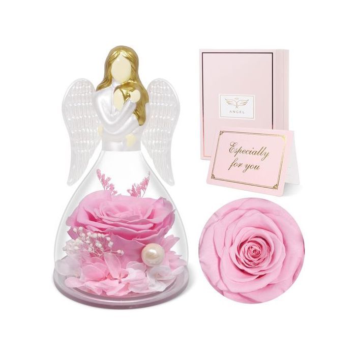 Figurine Bébé Ange Blanc - Chérubin Mystique 4 Cm - Avec Sac Cadeau - Neuf - Réf. ZS184