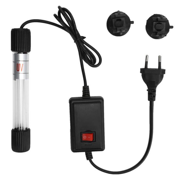 Eosnow Lampe UV submersible pour aquarium purification de leau nettoyage des algues