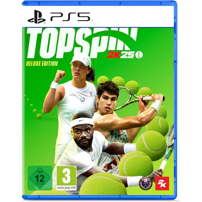 Jeu vidéo 2K Top Spin 2K25 Deluxe PS5 Under the Lights Pack New Wave Pack Rookie Rise Pack